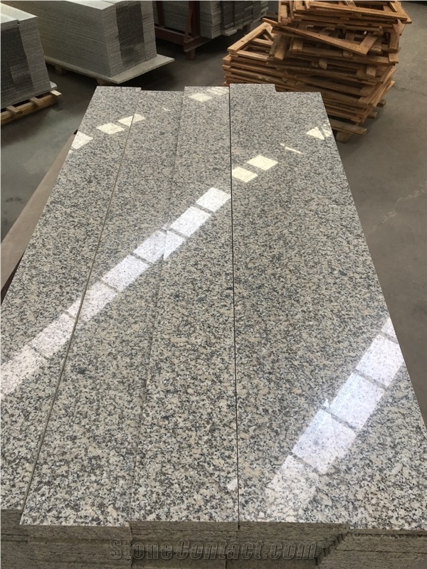 China Light Grey G602 Granite Steps Risers Stairs