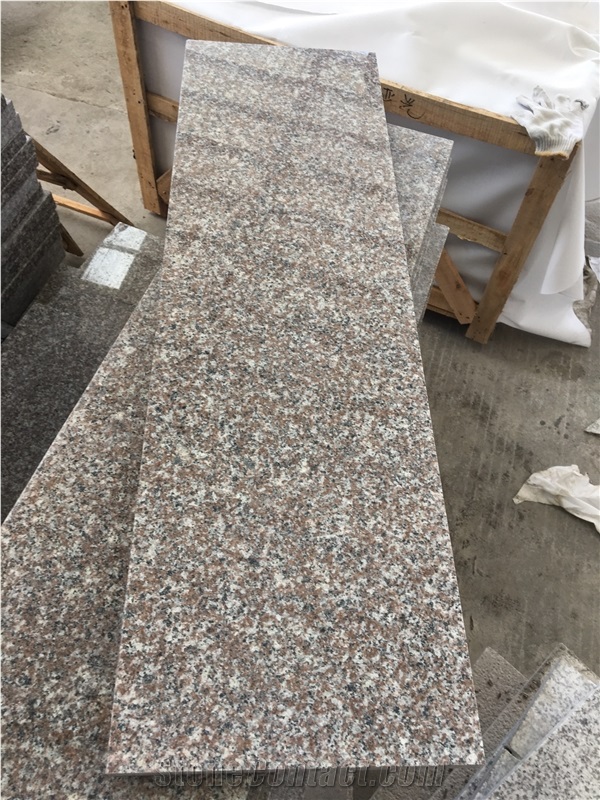 G664 Old/New Quarry Pink Granite Slabs Tiles Polish Flamed