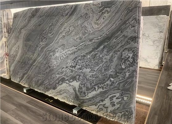 Noble Stone Grey Black Granite Slabs
