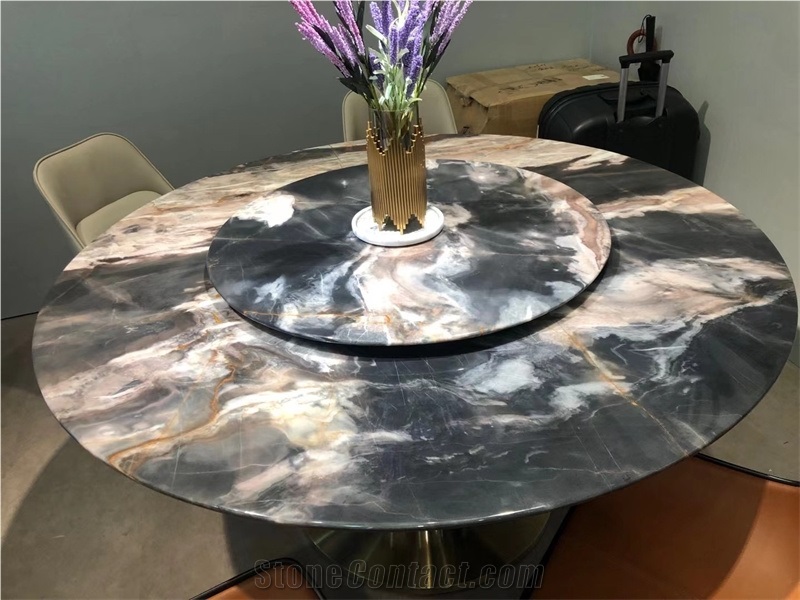 Ultra-Thin Marble 1/3/5/7Mm Tiles Translucent Table Covering