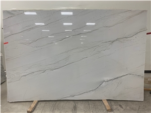 Luxury Exotic Brazil Macaubas White Quartzite Stone Slabs
