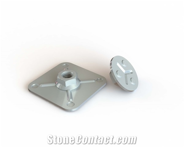 DFCY Flanged Nut With Through-Hole Plate And Round Spacers