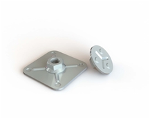 DFCY Flanged Nut With Through-Hole Plate And Round Spacers