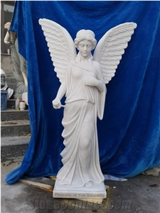 Angel Statue Angel Sculpture White Marble Statue