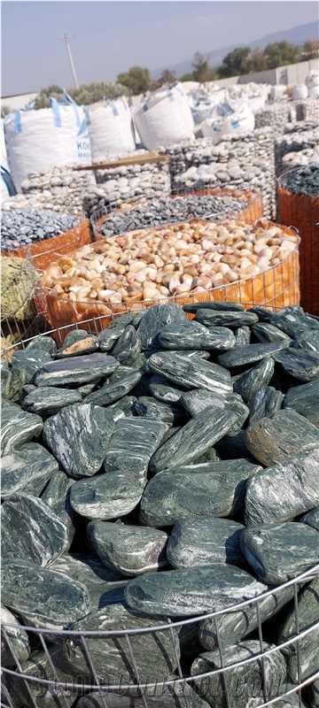 Green Pebbles & Gravels, Flouray Green Angel Stone