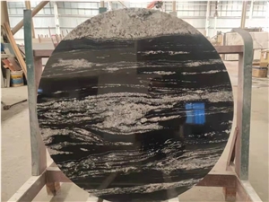 China Universe Black Granite Polished Stone Table Tops
