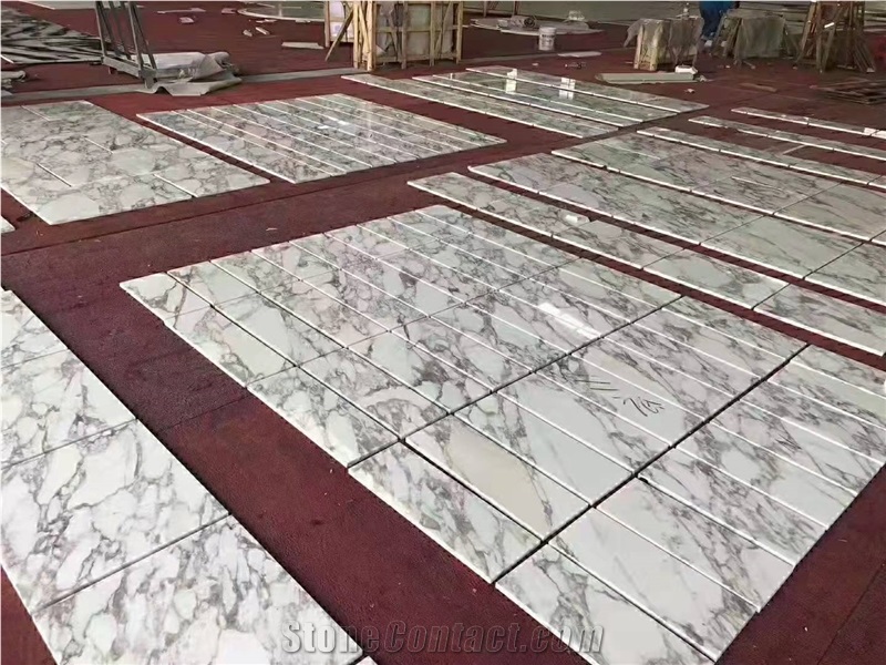 Italy Calacatta Gold Marble Polished Commercial Counter