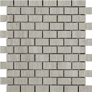 Factory Of Wooden Grey Marble Mosaic Tiles Grey Wood Marble