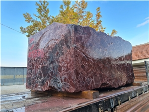 Rosso Levanto Marble Blocks