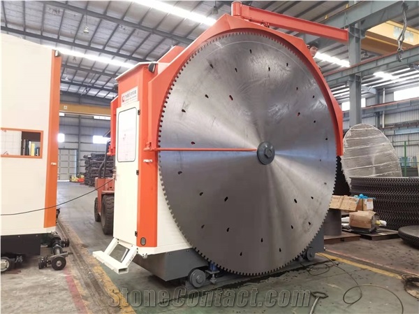 Double Discs 3300Mm Double Blade Granite And Marble Mining Machine