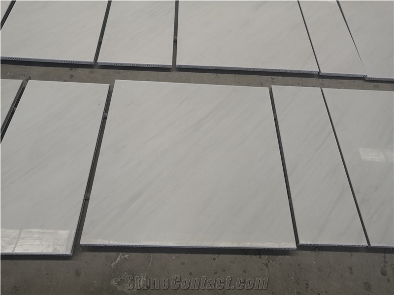 Ariston White Marble Lightweight Stone Honeycomb Panel