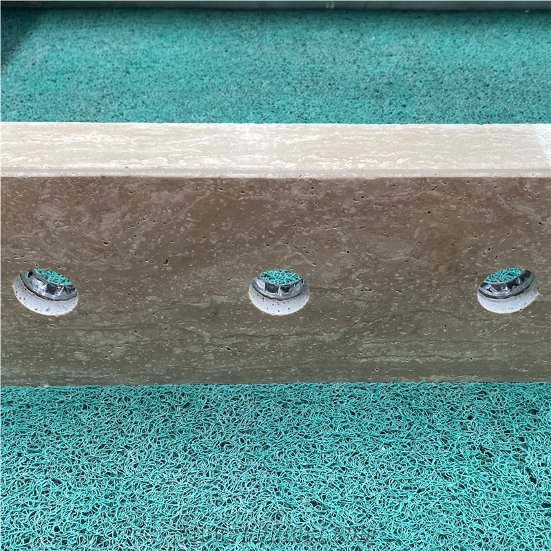 Beige Travertine Honeycomb Composite Panels Stone Tiles