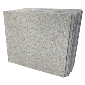 Sandblasted Jilin White Granite Aluminum Honeycomb Panel
