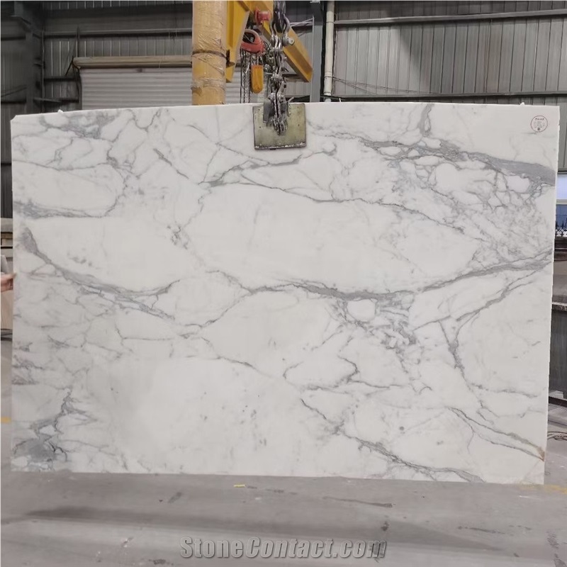 Stone Composite Panel Calacatta Marble With Honeycomb Backer