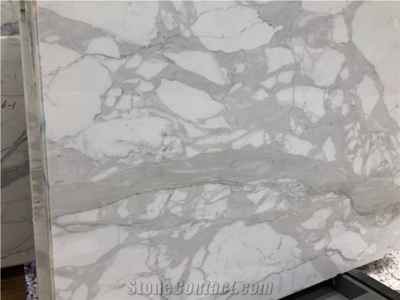 Calaeatta White Marble Slabs Tiles Background Wall Stone