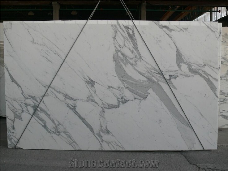 Calaeatta White Marble Slabs Tiles Background Wall Stone