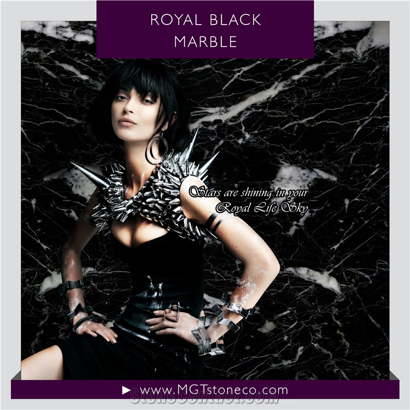 Royal Black Marble Blocks