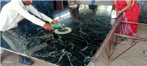 Spider Green Marble Slabs