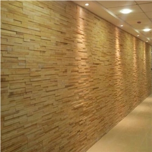 100X200mm Yellow Split Cladding