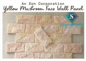 Hot Promotion Yellow Mushroom Face Wall Cladding Panel