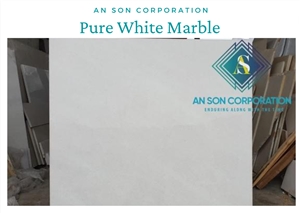 Hot Sale In New Year Pure White Marble Tiles