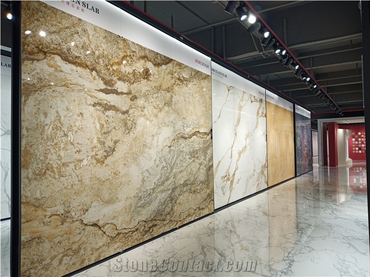 Sintered Stone Polished Marble Slabs For Exterior