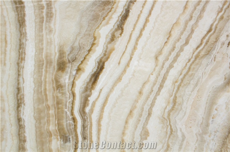 Cappuccino Onyx Slabs 2 Cm, Bookmatch