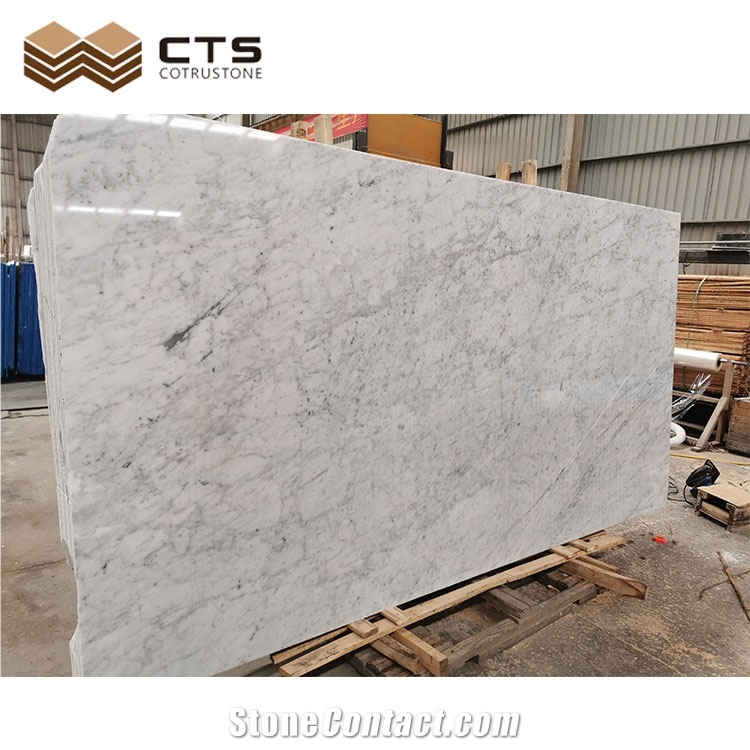 Bianco Carrara White Marble Floor Tiles Slabs