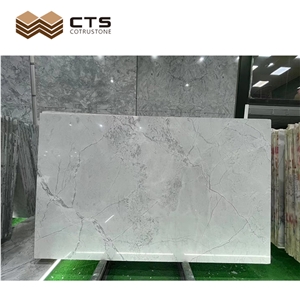 Calacatta Grey Quartzite Slabs Tiles Floor Bathroom Decorate