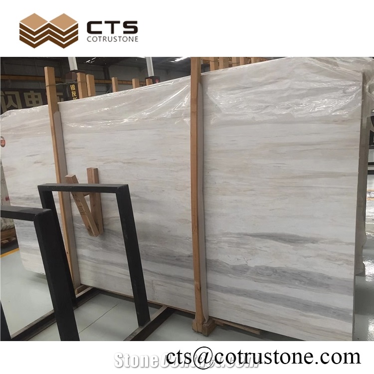 China Eurasian White Granin Wood Marble Design Projects