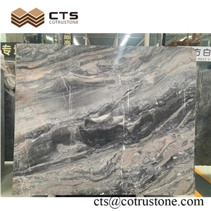 Marble Slab Polishing Inner Decoration Supply Venice Brown
