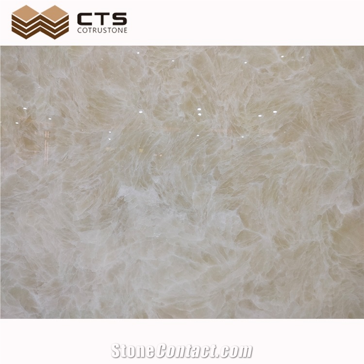 Polished Modern Style Popular In Stock Home Yellow Ice Onyx