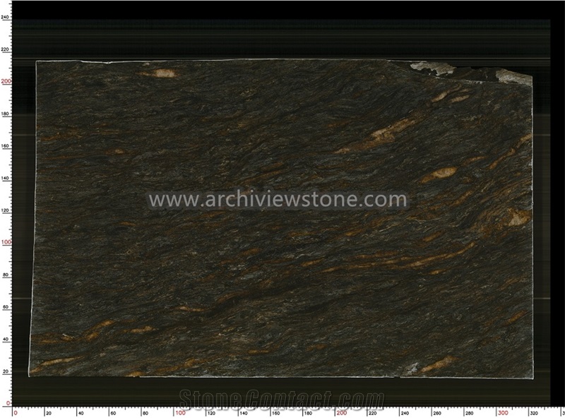 High Quality Black Metalicus Granite Slabs