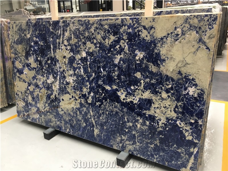 Natural Blue Stone Bolivia Blue Granite Slabs Wall Tiles from China 