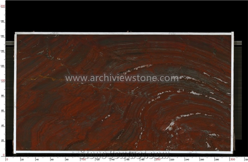 Magma Iron Red Granite Slabs