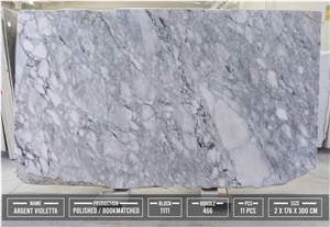 Argent Violetta Marble Slabs
