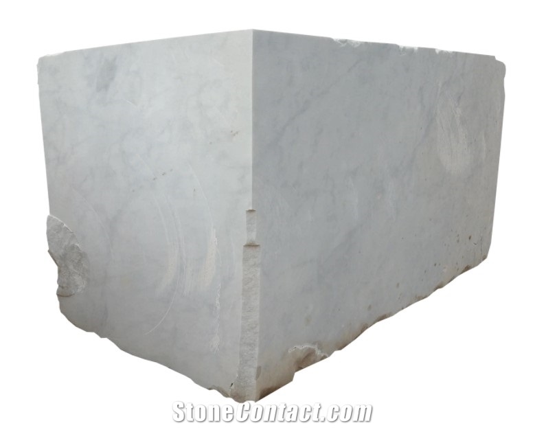 Afyon White  Marble Block
