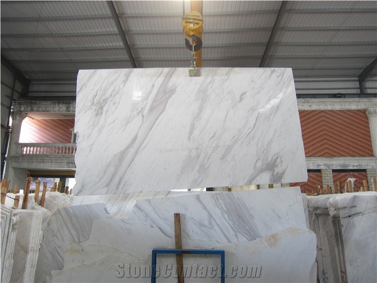 Greece Quarry Export Natural Stone Jazz White Marble Tiles