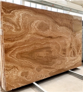 Stalattite Brown Marble Slabs