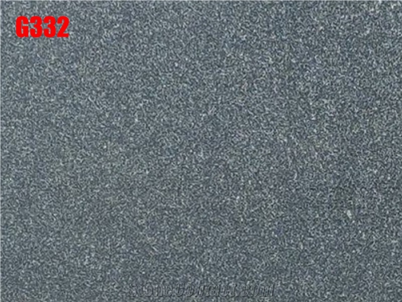 G332 Black Granite Dark Granite Slab Flooring Wall Tile