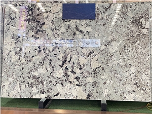 Snow White Quartzite Slab And Tile For Wall Background