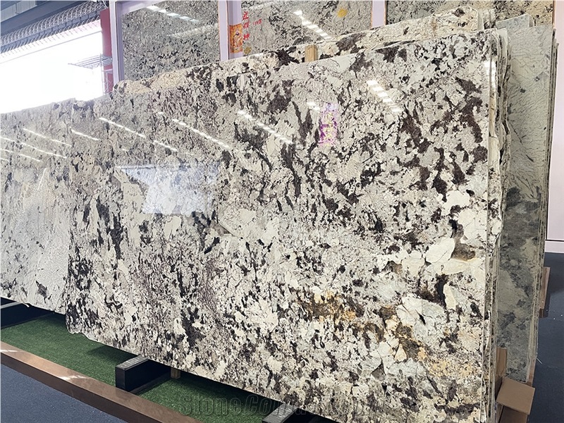 Snow White Quartzite Slab And Tile For Wall Background