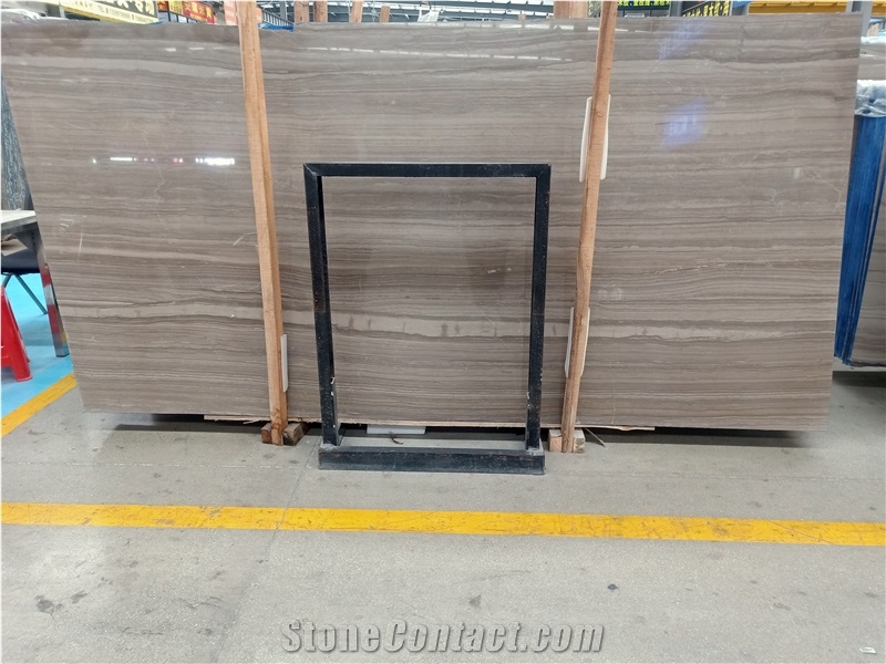 Brown Wooden Marble Slabs& Tiles Polished