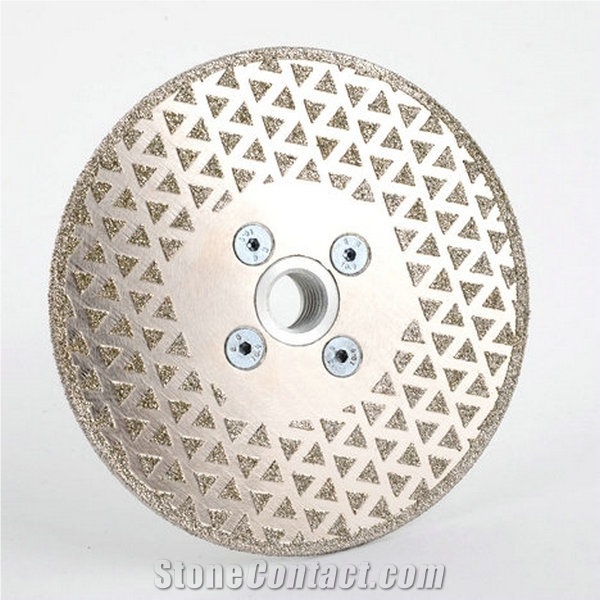 Electroplated Saw Blade With Side Protection