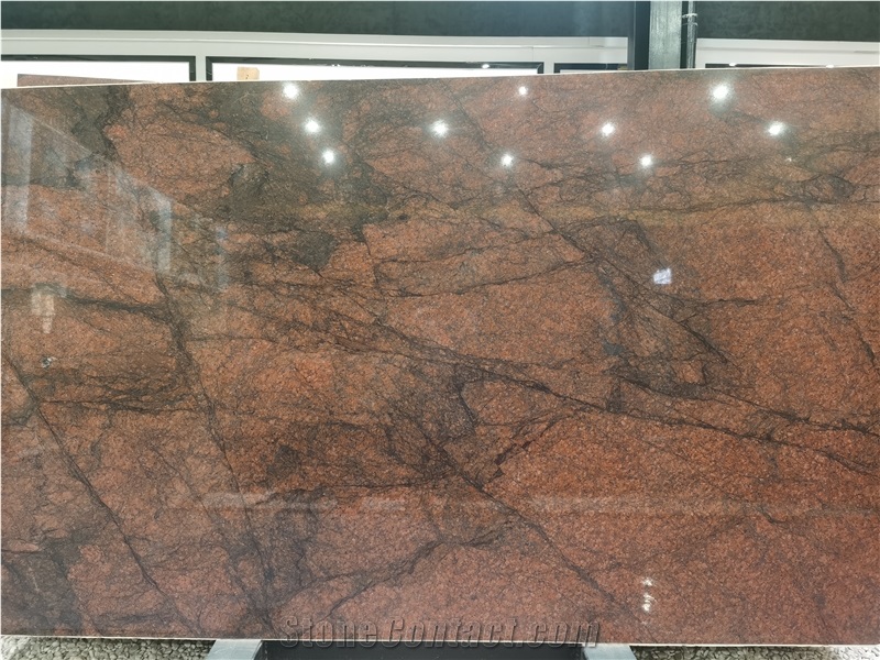 Brazil Red Dragon Select Granite Slab