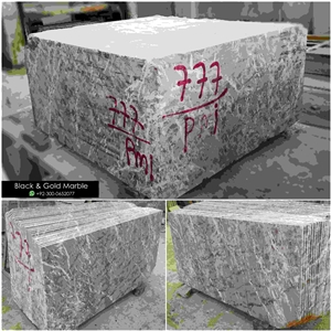 Black And Gold Marble Small Blocks