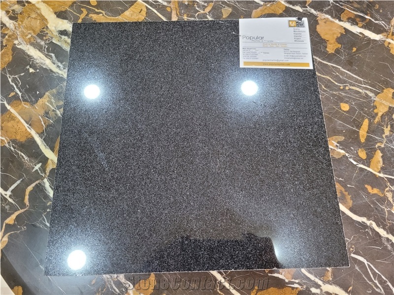 Black Granite From Pakistan, Black Granite Tiles & Slabs