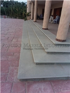 Gray Stone Steps And Riser