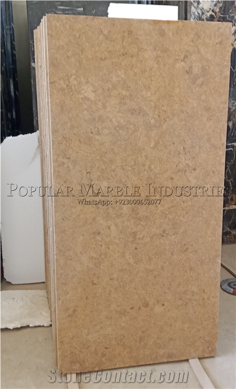 Honed Inca Gold Marble 12X12, & 18X18 Tile