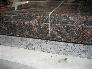 Tan Brown Granite Stair, Step